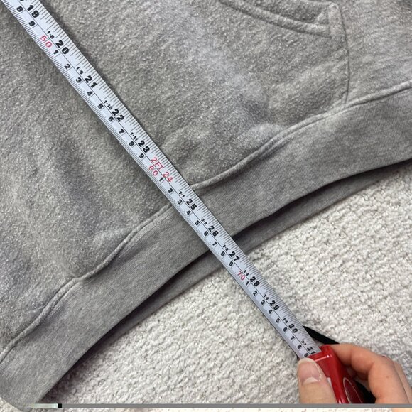 Y2K Montreal Canadiens Grey / Red Hoodie NHL Ice Hockey Pullover Men Sz S VTG - Picture 8 of 12